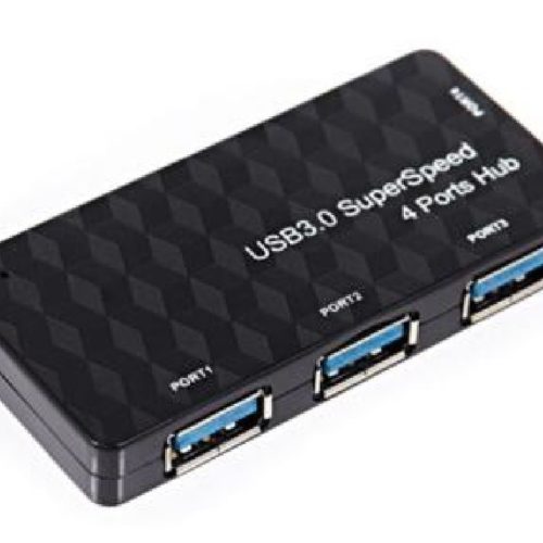 Astrotek 4 Port USB3.0 HUB 3x USB3.0 + 1x Micro USB with 5V 2.5A Power Adaptor