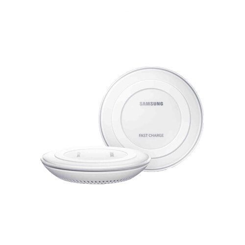 Samsung Wireless Charging Pad Round with Adaptive Fast Charging - White