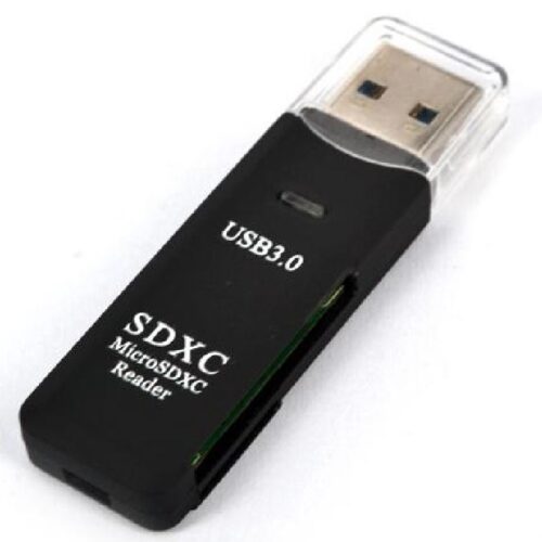 Astrotek USB 3.0 Card Reader for SD and Micro SD - Black