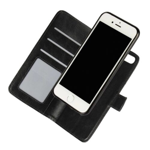 Detachable Flip Wallet for iPhone 8 / 7  - Black